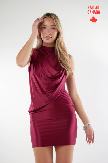 Magasinez la robe courte élégante de la nouvelle collection de la Boutique Colori - Shop the short elegant dress from new collection from Boutique Colori