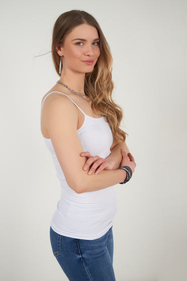 Camisole à bretelles fines - T03R - (E-B18)