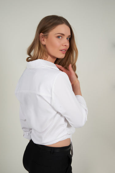Magasinez la blouse à manches trois-quarts de la nouvelle collection de la Boutique Colori - Shop the three-quarter-sleeve blouse from new collection from Boutique Colori
