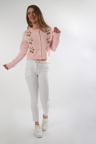 Magasinez le pantalon étroit avec ceinture de la nouvelle collection de la Boutique Colori  - Shop the fitted pants with belt from new collection from Boutique Colori