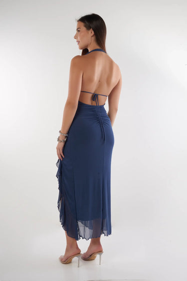 Magasinez la robe élégante à dos ouvert de la nouvelle collection de la Boutique Colori - Shop the elegant dress with open back from new collection from Boutique Colori