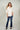 Magasinez la blouse col en V et manches trois-quarts de Colori - Shop the V-neck and three-quarter sleeves blouse from Colori