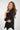 Magasinez la blouse col en V et manches trois-quarts de Colori - Shop the V-neck and three-quarter sleeves blouse from Colori