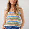 Magasinez la camisole courte en crochet de Colori - Shop the short crochet camisole from Colori