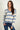 Magasinez le chandail rayé avec col en V de Colori - Shop the striped V-neck from Colori