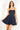 Jacquard dress with lace-up back - QD5776B - (E-B4)