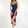 Magasinez la robe brillante avec fente de Colori - Shop the sparkly slit dress from Colori